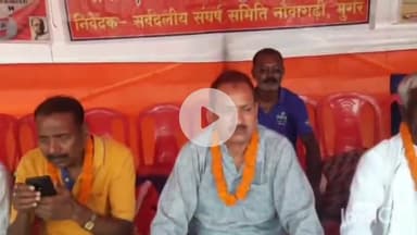 मुंगेर: नौवागढ़ी भगत सिंह चौक पर एक दिवसीय भूख हड़ताल सह धरने का आयोजन