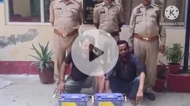 फिरोज़ाबाद: लाइनपार थाना पुलिस ने चोरी के मामले में दो आरोपियों को वाजिदपुर रेलवे अंडर पास से किया गिरफ्तार