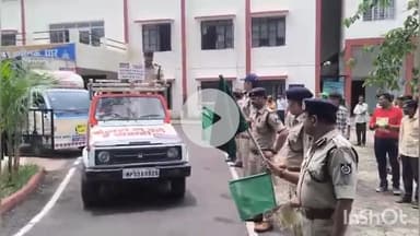 धार: धार पुलिस ने "नशे से दूरी है ज़रूरी" अभियान की शुरुआत की पुलिस अधीक्षक कार्यालय से निकली जागरूकता रैली।