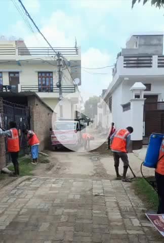 सुल्तानपुर: सुल्तानपुर में संचारी रोगों पर करारी चोट, नगर पालिका प्रशासन का सफाई व कीटनाशक छिड़काव अभियान