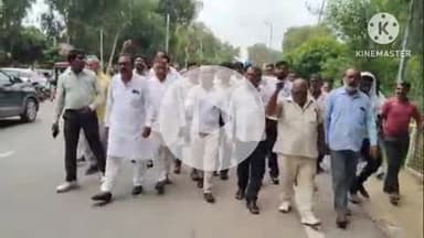 भिवानी: भिवानी में वाल्मीकि समाज का प्रदर्शन, हिसार में युवक की हत्या का किया विरोध