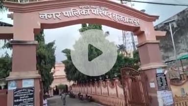 सुल्तानपुर: सच नगर पालिका में वृक्षारोपण महा अभियान के तहत रखे पेड़ सूखे पड़े हैं