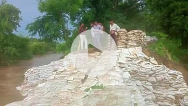 बिहार: नालंदा के अलग-अलग प्रखंडों में बाढ़ को लेकर तटबंध की निगरानी की जा रही है