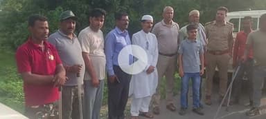 पूरनपुर: शेरपुर-धनाराघाट मार्ग पर बाघ की सूचना पर पहुंची वन विभाग की टीम नहीं मिले पदचिह्न बताइए अफवाह