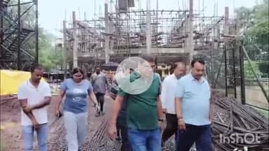 दुर्ग: महात्मा गांधी नगर में आयुक्त ने निर्माणाधीन 3000 किलो लीटर उच्चस्तरीय क्षमता वाले जलागार का निरीक्षण किया