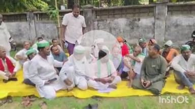 बहराइच: कलेक्ट्रेट स्थित धरना स्थल पर भाकियू भानू के पदाधिकारीयो ने बैठक, काम बरसात से सिंचाई में हो रही दिक्कत #jansamasya