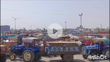 धार: धार कृषि उपज मंडी में बुधवार को सोयाबीन की बंपर आवक रही