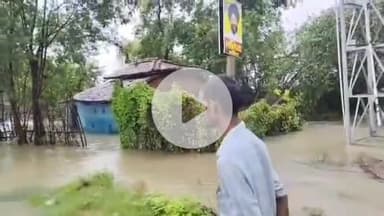 पांकी: सगालीम में बारिश से दलितों का घर डूबा, स्कूल में ठहरने की व्यवस्था की गई, सीओ ने लिया जायजा