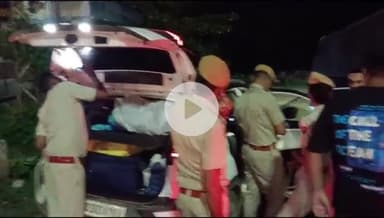 बांसवाड़ा: राजस्थान में 'ए' श्रेणी की नाकाबंदी: बांसवाड़ा शहर के लिंक रोड पर संदिग्ध वाहनों और व्यक्तियों की सघन तलाशी