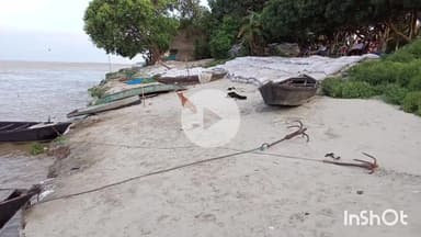 मुंगेर: गंगा के जलस्तर में वृद्धि, सदर प्रखंड क्षेत्र में कटाव शुरू, कई मकान विलीन होने के कगार पर