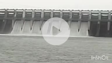 ब्यौहारी: देवलौंद: बाणसागर डैम के आठ गेट चौथी बार खुले, जलस्तर 81% पार