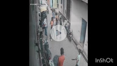 कोल: नगला मेहताब में रास्ते में दबंग ने युवक के चेहरे पर ब्लेड से किया हमला, CCTV आया सामने