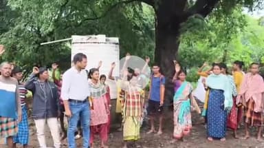 हाट गम्हरिया: सड़क निर्माण में JCB से कसिरा गांव की पाइप लाइन क्षतिग्रस्त, दो माह से ग्रामीण पानी के लिए परेशान