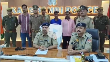 मंझनपुर: भेलखा में धारदार हथियार से व्यक्ति पर हुए हमले का खुलासा, एडिशनल एसपी ने मंझनपुर में किया, दो लोगों को गिरफ्तार किया गया