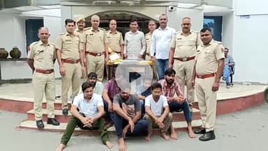 बड़गांव: DST और प्रतापनगर पुलिस ने थाना क्षेत्र में ऑनलाइन सट्टा गिरोह का पर्दाफाश किया, 5 करोड़ रुपये के हिसाब बरामद, 7 गिरफ्तार