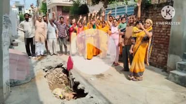 भिवानी: भिवानी कोर्ट रोड, गली नंबर 8 में पाइपलाइन के अधूरे काम से लोग परेशान