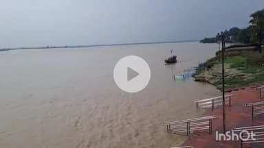 मुंगेर: गंगा के जलस्तर में लगातार वृद्धि, दियारा के निचले इलाकों में रहने वाले लोगों की चिंता बढ़ी, जलस्तर 37.30 मीटर