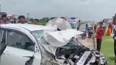 निवाई: NH-52 निवाई बाइपास पर अचानक तीन वाहनों की भिड़ंत में बाइक सवार गंभीर रूप से घायल