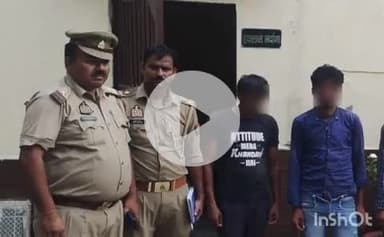 एत्मादपुर: पुलिस ने जुए के फड़ पर मारा छापा, बुर्ज खंजर से 6 जुआरियों को दबोचा