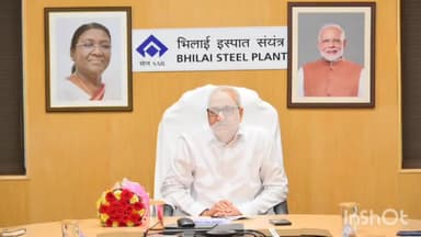 दुर्ग: भिलाई इस्पात संयंत्र के नवनियुक्त निदेशक प्रभारी चितरंजन महापात्रा ने गुरुवार को कार्यभार संभाला