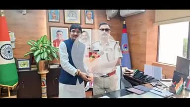 पांकी: पांकी विधानसभा के पूर्व प्रत्याशी ने झारखंड के डीजीपी से की मुलाकात