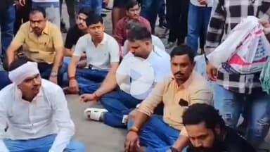 पटना ग्रामीण: पटना: पारस हॉस्पिटल में हत्या के बाद लोगों का फूटा गुस्सा, मेन गेट पर दिया धरना