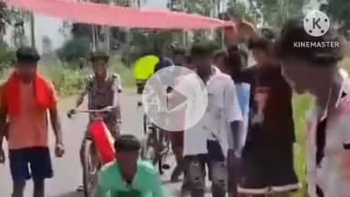 পাত্রসায়র: "মানত পুরনে" দন্ডি কেটে তামিলনাড়ুর ইশা শিব মন্দিরের উদ্দেশ্যে পাড়ি দিলেন শিবভক্ত এক যুবক