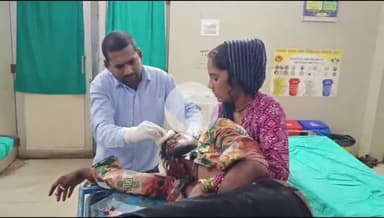 बांसवाड़ा: परतापुर कस्बे में अज्ञात वाहन ने बाइक को चपेट में लिया, युवक को लगी चोट, एमजी अस्पताल में उपचार जारी