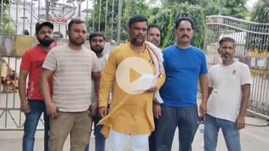 बरेली: बहेड़ी में एक शिक्षक द्वारा कावड़ यात्रा पर विवादित टिप्पणी के विरोध में अखिल भारत हिंदू महासभा ने डीएम को ज्ञापन दिया