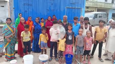 सरमेरा: सरमेरा नगर पंचायत के वार्ड नंबर 06 में सात दिनों से नल का जल बाधित