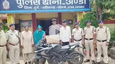 दुर्ग: अंडा पुलिस ने गीता पेट्रोल पंप के पास से गांजा बेचने वाले तीन आरोपियों को किया गिरफ्तार