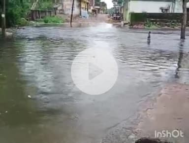 बल्देवगढ़: बल्देवगढ़ में भारी बारिश से ग्वाल सागर और जुगल सागर तालाब ओवरफ्लो, सुजानपुरा मार्ग बंद