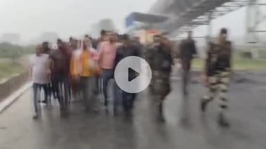 कटकमदाग: कर्णपुरा विस्थापित हाईवा ऑनर एसोसिएशन ने बानादाग साइडिंग कंनवेयरबेल्ट को रोकने का प्रयास किया