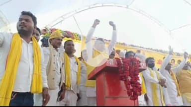 जौनपुर: इस्माइला गांव में ओमप्रकाश ने कहा, समाज में दरार डालने का काम करती है सपा