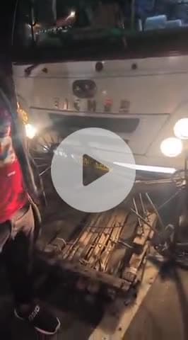 गोगरी: सपहा ढाला के पास बस ने ठेला चालक को मारी टक्कर, ठेला चालक घायल