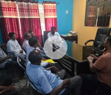 कोलेबिरा: कोलेबिरा अंचल कार्यालय में विधायक ने की महत्वपूर्ण बैठक