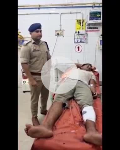 शाहगंज: बड़नपुर भट्टा के पास पुलिस मुठभेड़ में 25 हजार का इनामी किया गया गिरफ्तार