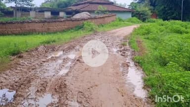 सिसई: पंडरिया पत्रा टोली: कीचड़ भरी सड़क पर ग्रामीणों ने धान रोपकर किया अनोखा विरोध प्रदर्शन