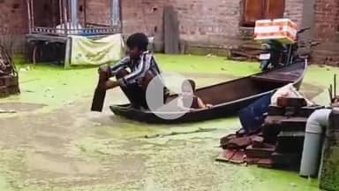 इंदरगढ़: नगर की बस्तियों में भरा पानी लोग नाव डालकर घर से निकलने पर मजबूत सोशल मीडिया पर वीडियो डालकर जताया आक्रोश* #jansamasya