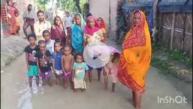नवाबगंज: भूपतिनगर में जलभराव से परेशान लोग,नाली न होने से सड़कों पर भरा पानी,स्कूली बच्चों को आने-जाने में दिक्कत #jansamasya