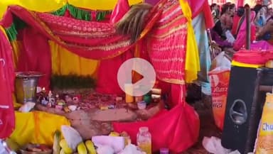 लोहाघाट: बिशंग़ के कोट महरा गांव में मां भगवती के 22 दिवसीय देवी जागर का आयोजन जारी है