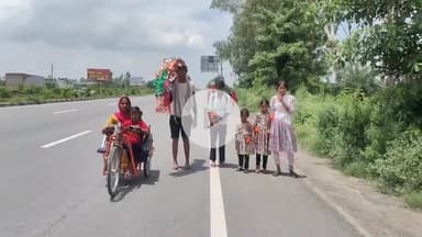 धनौरा: ब्रजघाट व हरिद्वार से जल लेकर अपनी मंजिल की ओर बढ़ते शिव भक्त, गजरौला हाईवे पर पुलिस अलर्ट