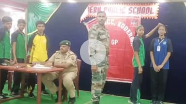 कोडरमा: मॉडर्न पब्लिक स्कूल में 45 झारखंड बटालियन एनसीसी द्वारा बच्चों को एनसीसी के महत्व की जानकारी दी गई
