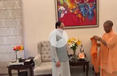 भाजपा राष्ट्रीय अध्यक्ष नड्डा से मिले मुख्यमंत्री योगी आदित्यनाथ