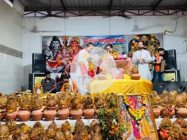 @श्री_शिव_महापुराण कथा सुनने का सौभाग्य मिला : @नोएडा 
Got the chance to listen to  #Shri_Shiv_Mahapuran Katha : #Noida
@rajendra_yadav 
#national_president