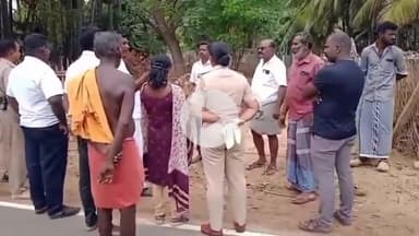 சாத்தான்குளம்: சொக்கலிங்கபுரத்தில் இறந்தவரை அடக்கம் செய்வதில் பிரச்சனை காவல்துறையினர் பேச்சு வார்த்தை