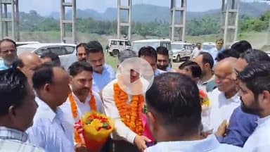 झंडूता: कुटबौगंड में नाबार्ड के अंतर्गत कोटधार क्षेत्र के लिए निर्माणाधीन पेयजल योजना का मंत्री धर्माणी ने किया निरीक्षण