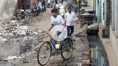 Nagla Masani Thana Delhi gate ke antargat Dhobi Ghat per itna Vishal ka gaddha banaa hua Hai jiske Karan ek vyakti Ghaya