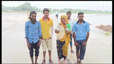 मारवाड़ जंक्शन: धनला क्षेत्र में मूसलाधार बारिश से जनजीवन प्रभावित। क्षेत्र की नदियां पूरे उफान पर।