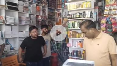 धनौरा: गजरौला में थाने से चंद कदम की दूरी पर किराना स्टोर का शटर तोड़कर लाखों की चोरी